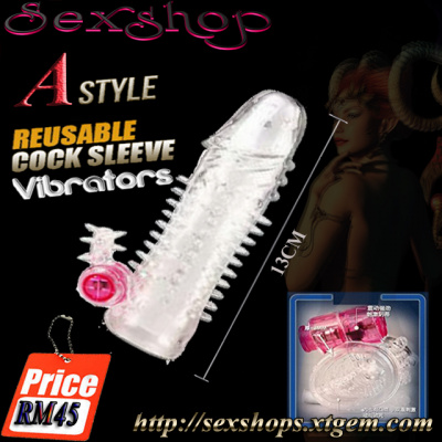 Sleeve Lengthen Vibrator Condoms Type A 2